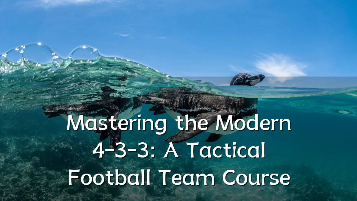 Mastering the Modern 4-3-3: A Tactical Football Team Course