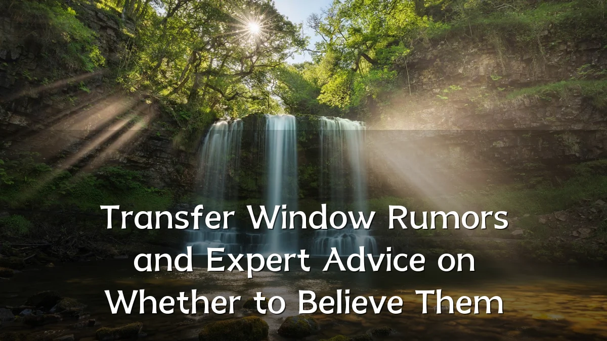 Transfer Window Rumors and Expert Advice on Whether to Believe Them