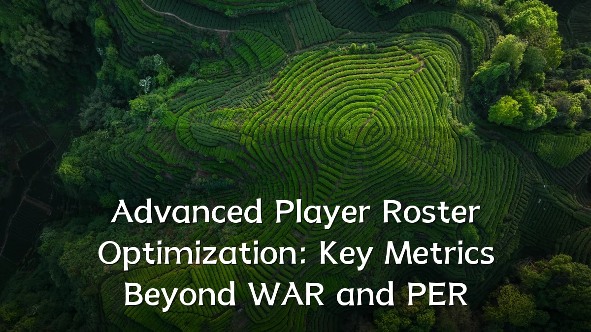 Advanced Player Roster Optimization: Key Metrics Beyond WAR and PER