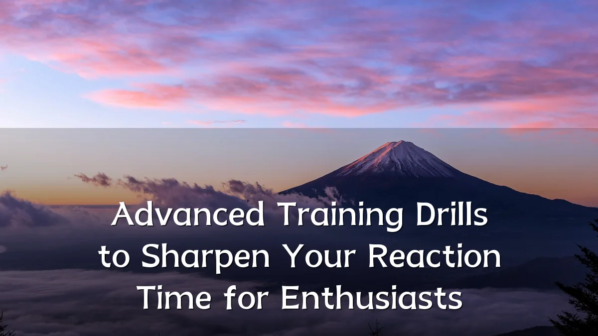 Advanced Training Drills to Sharpen Your Reaction Time for Enthusiasts