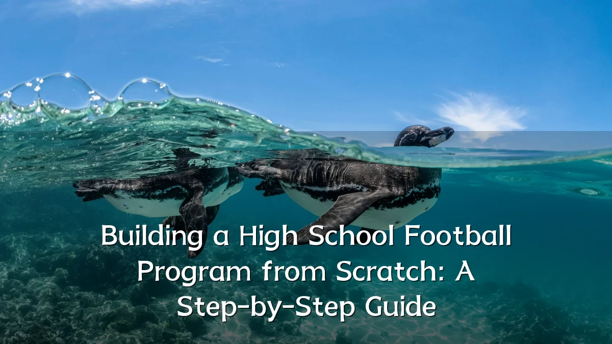 Building a High School Football Program from Scratch: A Step-by-Step Guide
