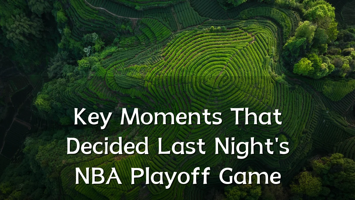 Key Moments That Decided Last Night's NBA Playoff Game