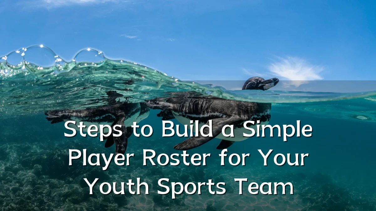 Steps to Build a Simple Player Roster for Your Youth Sports Team